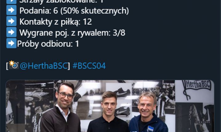 LICZBY Piątka z debiutu w meczu z Schalke!